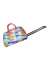 World Traveler Oceanside 21" Carry-On Rolling Duffel Bag