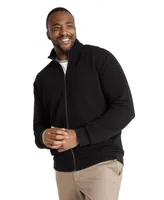 Johnny Bigg Mens Powell Jacquard Zip Thru Sweatshirt Big & Tall