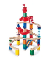 Hape Super Spiral Quadrilla Marble Run Construction