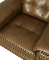 Harrison 43" Leather Traditional Chair