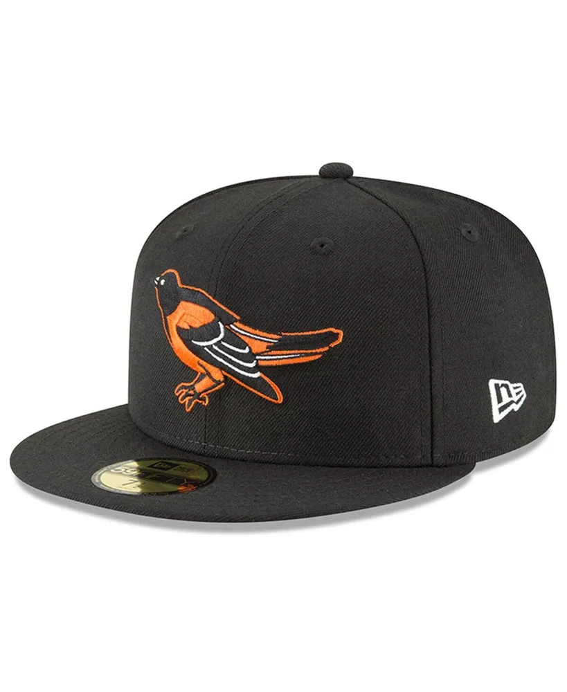 Men's New Era Black Baltimore Orioles Cooperstown Collection Wool 59FIFTY Fitted Hat