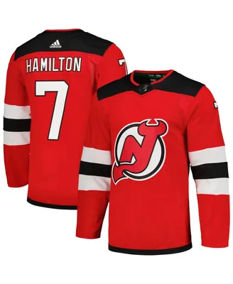 Men's adidas Dougie Hamilton Red New Jersey Devils Home Authentic Player