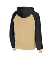 Women's Wear by Erin Andrews Gold New Orleans Saints Colorblock Lightweight Full-Zip Hoodie