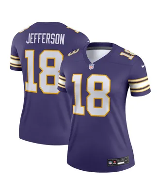Women's Nike Justin Jefferson Purple Minnesota Vikings Alternate Legend Jersey
