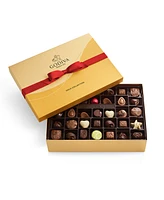 Godiva Assorted Chocolate Gold Gift Box, Red Ribbon, 36 Piece