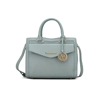 Mkf Collection Alyssa Multi Compartment Satchel by Mia k