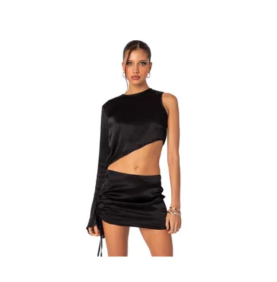 Women's Solstice asymmetric satin top