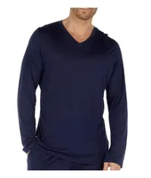 Men's Cocooning Long Sleeve V-Neck T- Shirt