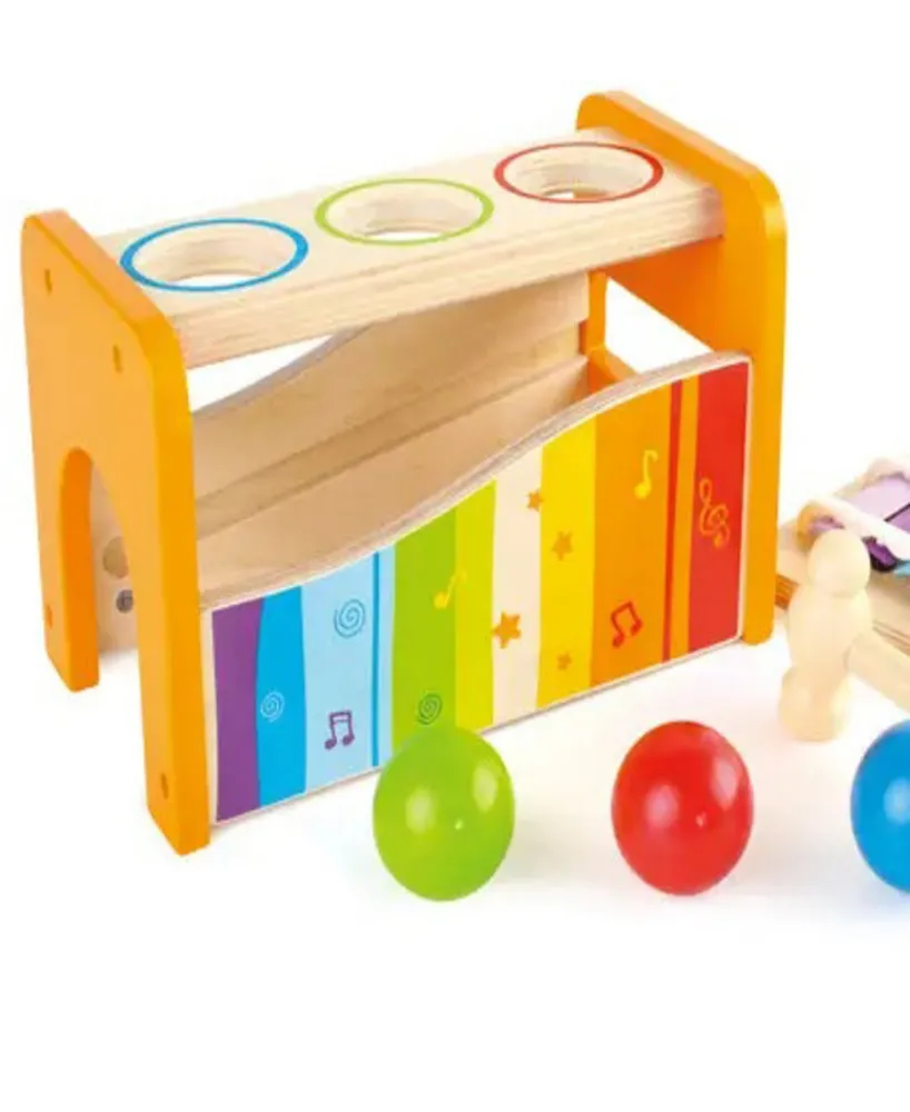 Hape Pound Tap Bench with Slide Out Xylophone