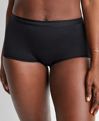 State of Day Women's Cotton Blend Boyshort Underwear, Created for Macy's