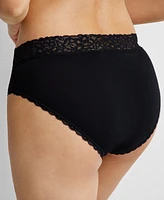 State of Day Women's Cotton Blend Lace-Trim Hipster Underwear, Created for Macy's