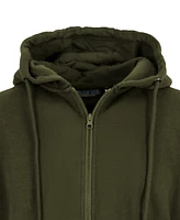 Galaxy By Harvic Women's Fleece-Lined Loose-Fit Full-Zip Sweater Hoodie Set, 3 Pack