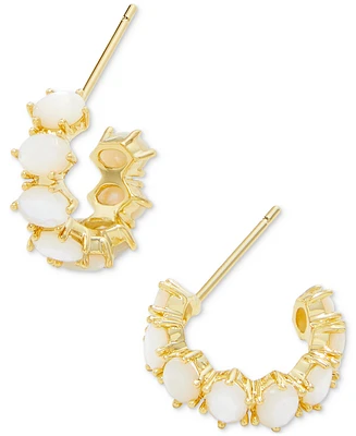 Kendra Scott Small Cubic Zirconia Huggie Hoop Earrings, 0.53"