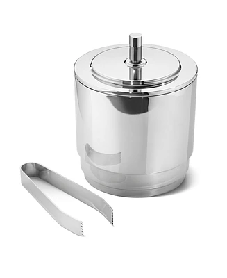 Georg Jensen Manhattan Ice Bucket and Tongs