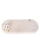 Artifacts Trading Company Marble Runway Tray, 16" x 6" x 0.3"