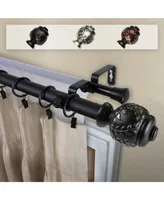 Colette 1" Double Curtain Rod 28-48"