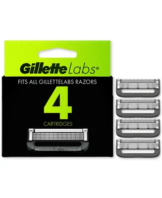 GilletteLabs Heated Razor Blade Refills, 4