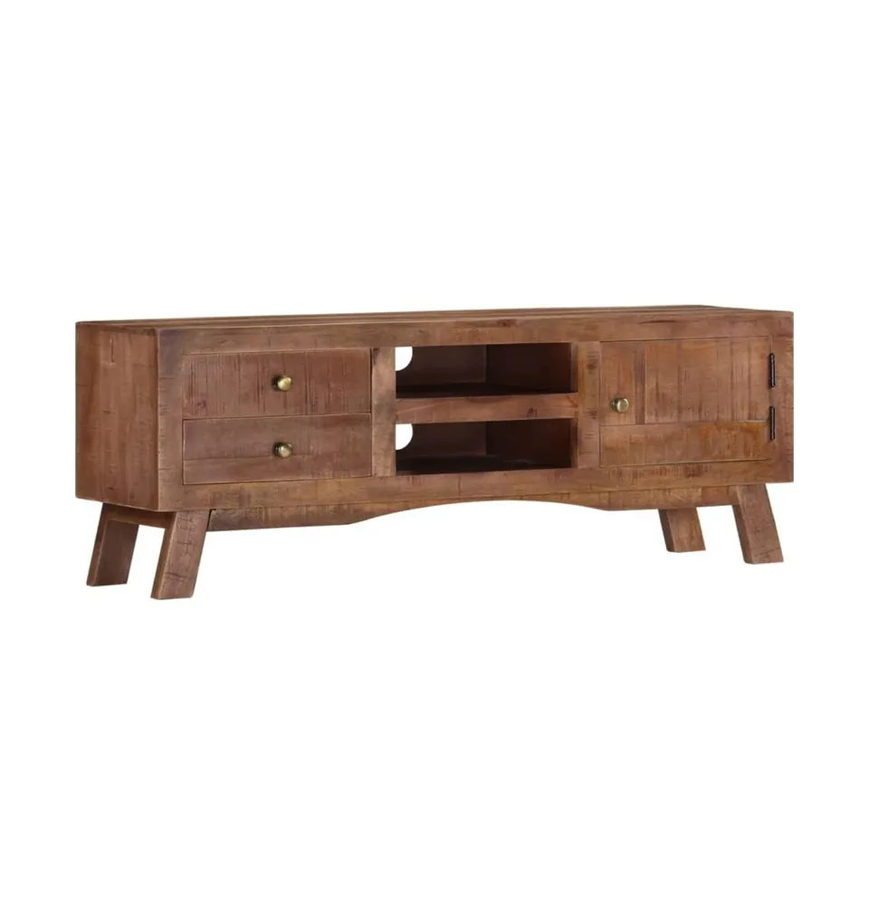 Tv Stand 43.3"x11.8"x15.7" Rough Mango Wood