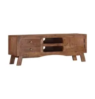 Tv Stand 43.3"x11.8"x15.7" Rough Mango Wood