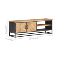 Tv Stand 47.2"x11.8"x15.7" Solid Wood Acacia