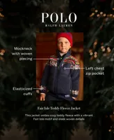 Polo Ralph Lauren Toddler and Little Boys Fair Isle Teddy Fleece Jacket