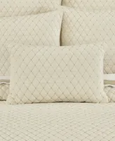 J Queen New York Grandeur Quilted Decorative Pillow, 14" x 21"