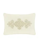 J Queen New York Noelle Boudoir Embellished Decorative Pillow, 15" x 22"