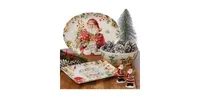 Certified International Christmas Story Rectangular Platter