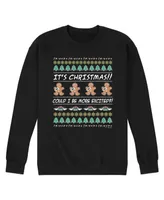 Airwaves Men's Friends Christmas Crew Fleece Pullover