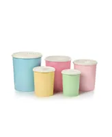 Tupperware Heritage 10 Pc Vintage Nested Canister Set