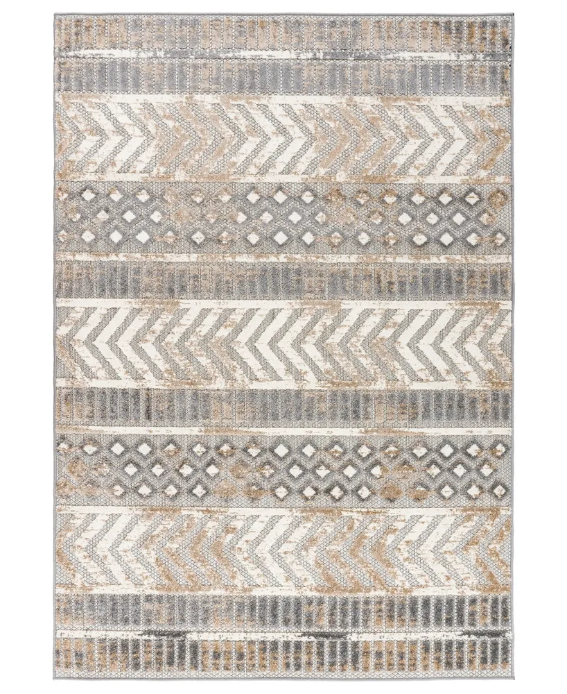 Main Street Rugs Open Doors Outdoor 8019 3'3" x 5' Area Rug