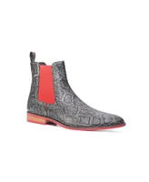 Carlos by Santana Men's Mantra Snake Print Chelsea Boots