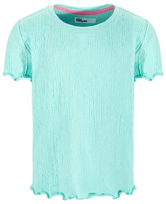 Epic Threads Little Girls Solid-Color Textured T-Shirt, Created for Macy's