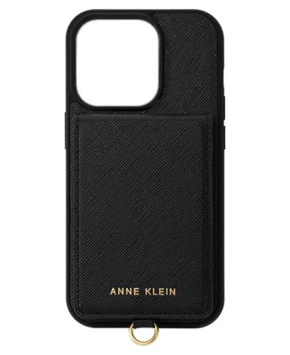 Anne Klein Women's Saffiano Leather iPhone Pro Max Case