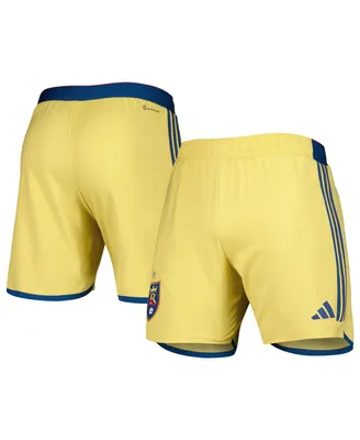 Men's adidas Gold Real Salt Lake 2023 Away Aeroready Authentic Shorts