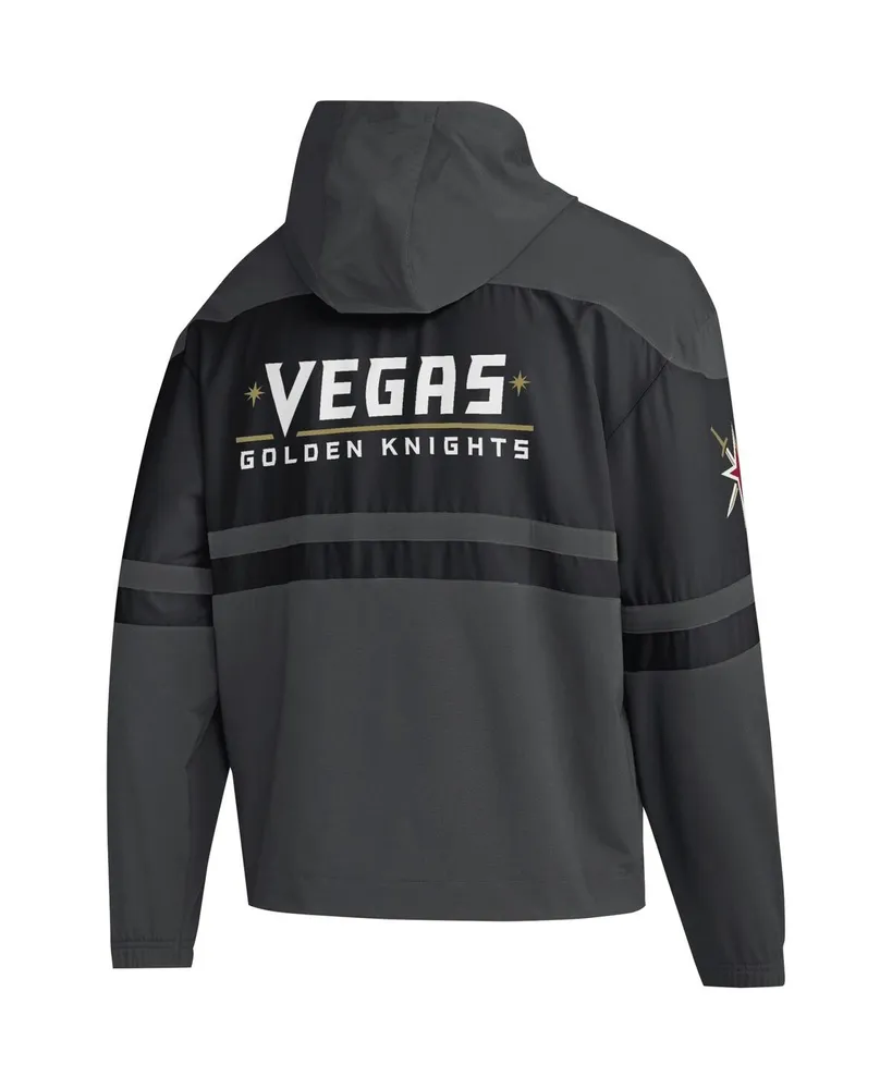 Men's adidas Gray Vegas Golden Knights Full-Zip Hoodie