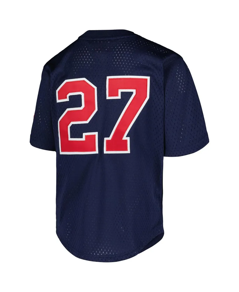 Big Boys Mitchell & Ness David Ortiz Navy Minnesota Twins Cooperstown Collection Mesh Batting Practice Jersey