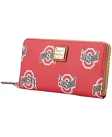 Women's Dooney & Bourke Ohio State Buckeyes Sporty Monogram Large Zip-Around Wristlet