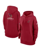 Women's Nike Cardinal Arizona Cardinals 2023 Sideline Club Fleece Pullover Hoodie