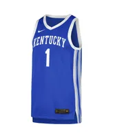 Men's Nike #1 Royal Kentucky Wildcats Replica Jersey