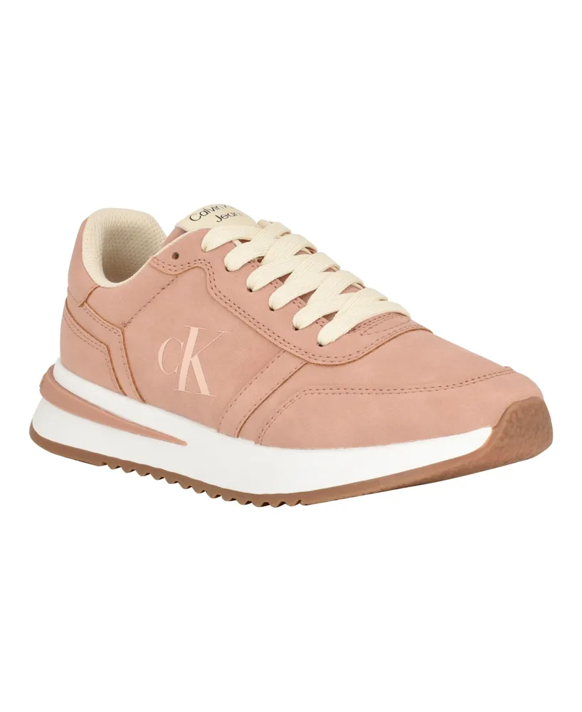 Calvin Klein Women's Piper Lace-Up Platform Casual Sneakers