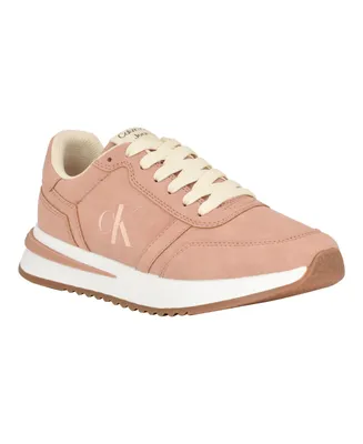 Calvin Klein Women's Piper Lace-Up Platform Casual Sneakers