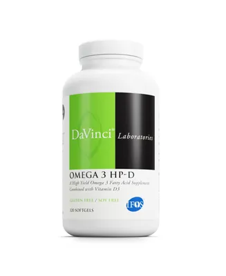 DaVinci Labs Omega 3 Hp-d - Dietary Supplement for Healthy Joints and Immune, Cardiovascular and Skin Health Support - With Vitamin D3 and More
