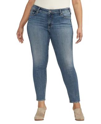 Silver Jeans Co. Plus Suki Mid-Rise Curvy-Fit Skinny
