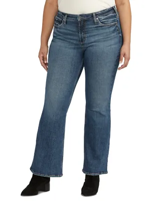 Silver Jeans Co. Plus Most Wanted Mid-Rise Flare