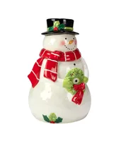 Holiday Magic Snowman 3D Cookie Jar