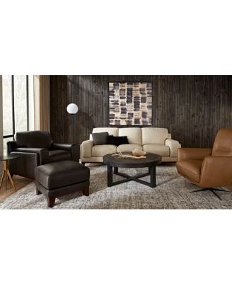 Jeddo Leather Sofa Collection Created For Macys