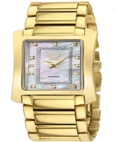 GV2 by Gevril Women's Luino Gold-Tone Stainless Steel Watch 29mm