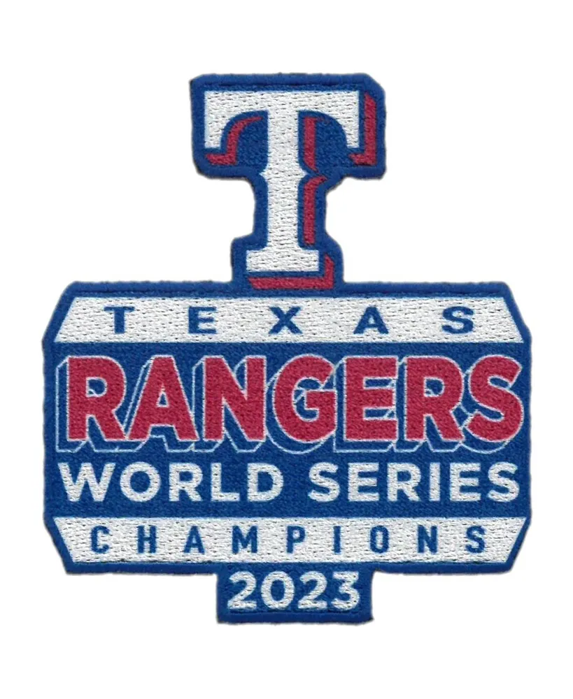 Texas Rangers 2023 World Series Champions Stacked Patch