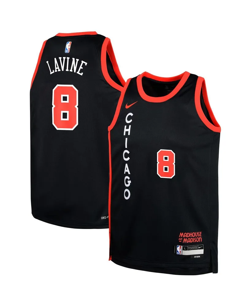 Nike Big Boys Nike Zach LaVine Black Chicago Bulls 2023/24 Swingman Replica  Jersey - City Edition